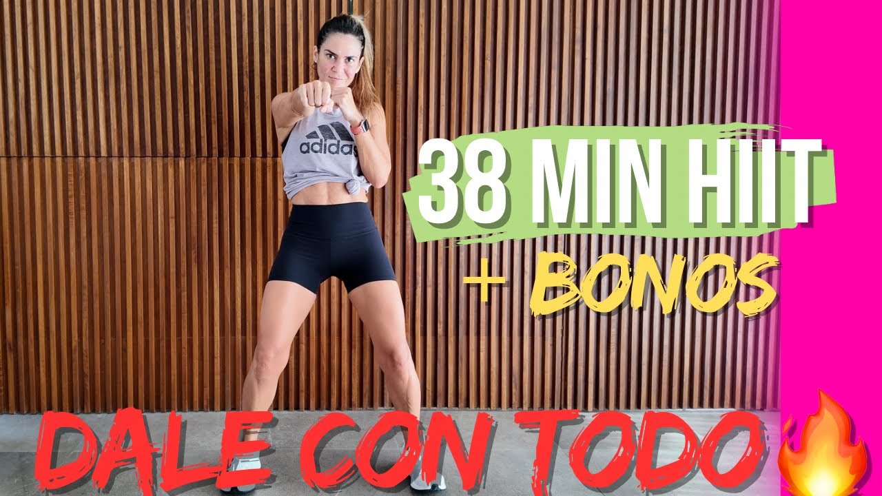🔥 Cardio HIIT por Circuitos • 38 min | Full Body + Bonos + Modificador