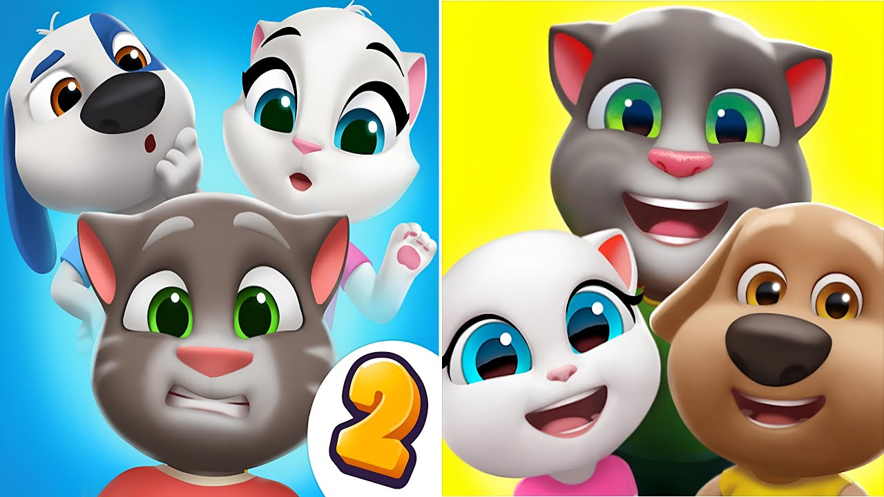 My Talking Tom Friends 1 VS 2 : Which one is Better?