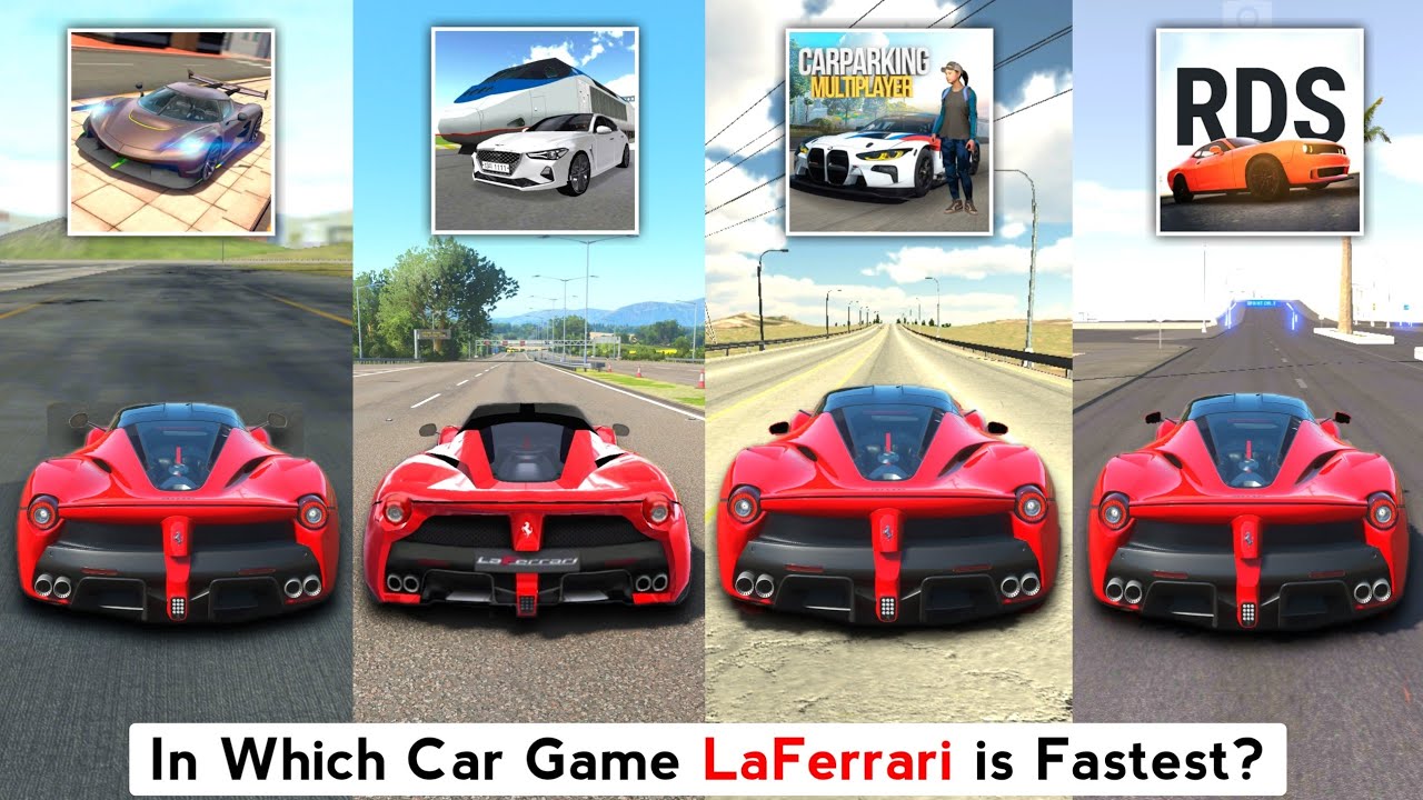 LaFerrari Top Speed in Extreme Car, 3D Driving Class, Real Driving School, Car Parking Multiplayer