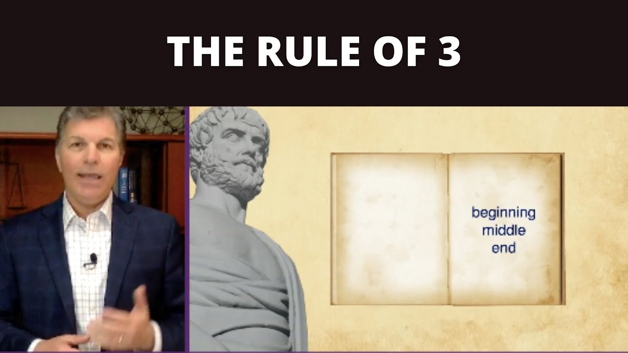 Follow the RULE OF 3 in Public Speaking