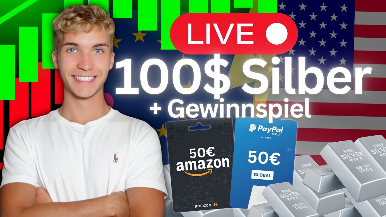 🚨SILBER: 100$ noch Heute? - Live Trading!🟢