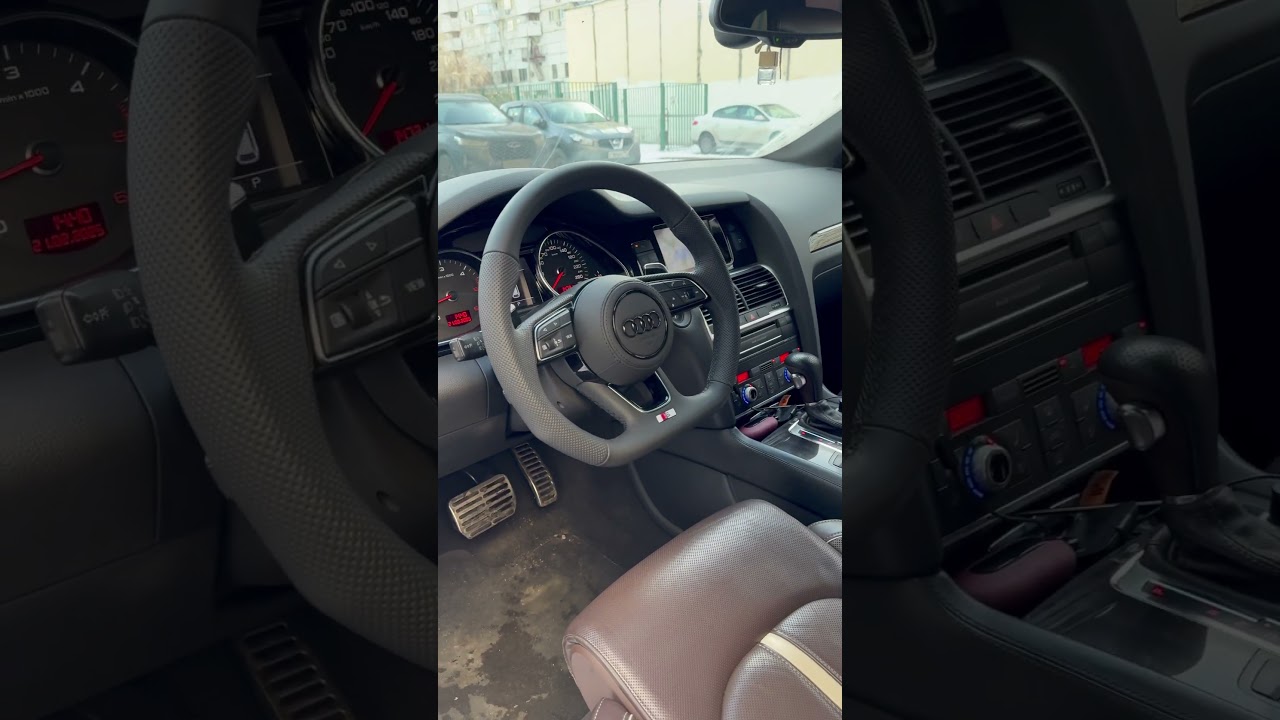 Замена руля Audi Q7 4L #audi #skoda #volkswagen #audiq7 #audia3 #audia4 #audiq5