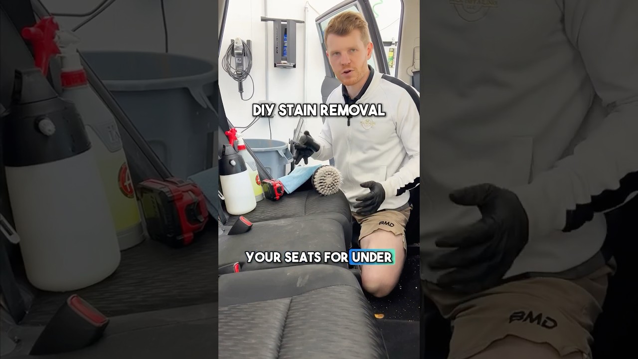 Follow these steps to shampoo your seats for under $50. 👊