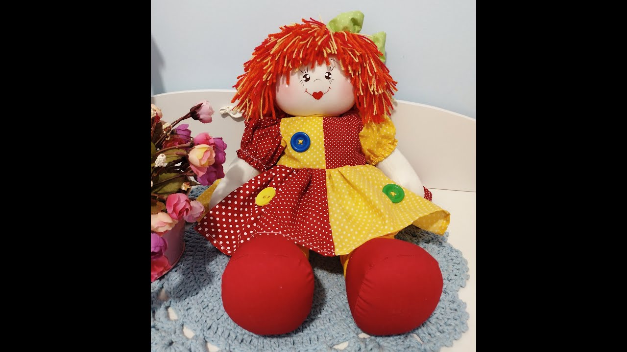 COMO FAZER  BONECA EMÍLIA (TÉCNICA PERFEITA ) LINK  DO PROJETO NA DESCRIÇÃO 👇🏼