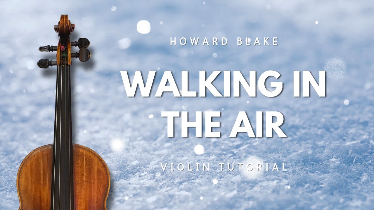 Walking in the Air - The Snowman | Violin Tab Tutorial + Backing Track 🎻