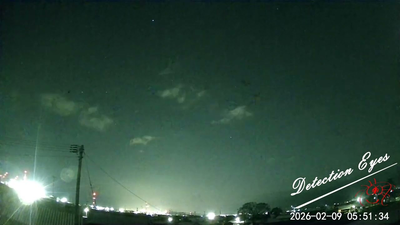 2026/02/09/ 04:45-07:45 観戦 #雲ラプス BGM:  Epic Emotional - by AShamaluevMusic  #タイムラプス動画  #ATOMCam
