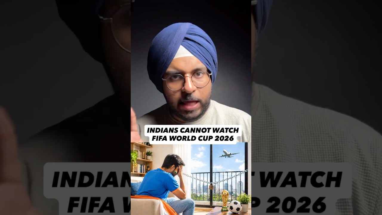 Why Indians Might Not Be Able to Watch FIFA World Cup 2026 #informative #football