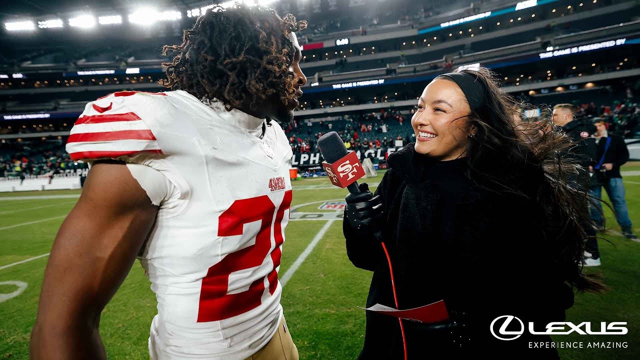 Upton Stout Talks First Postseason Appearance, Recaps Win vs. Eagles | 49ers