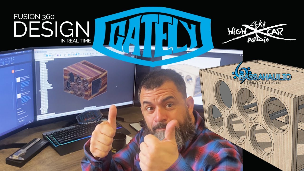 Gately Fusion 360 Design Adaptation — in real time.