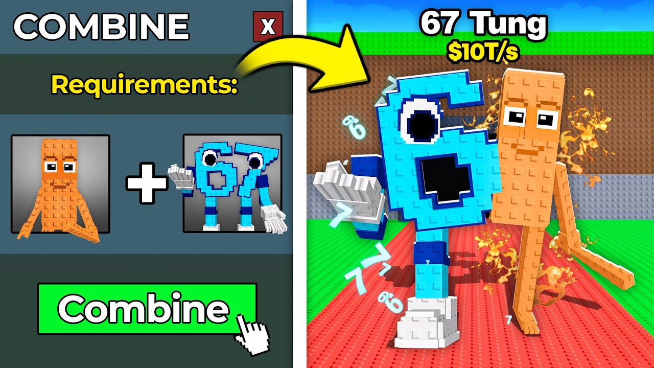 Steal A Brainrot But I COMBINED Brainrots!