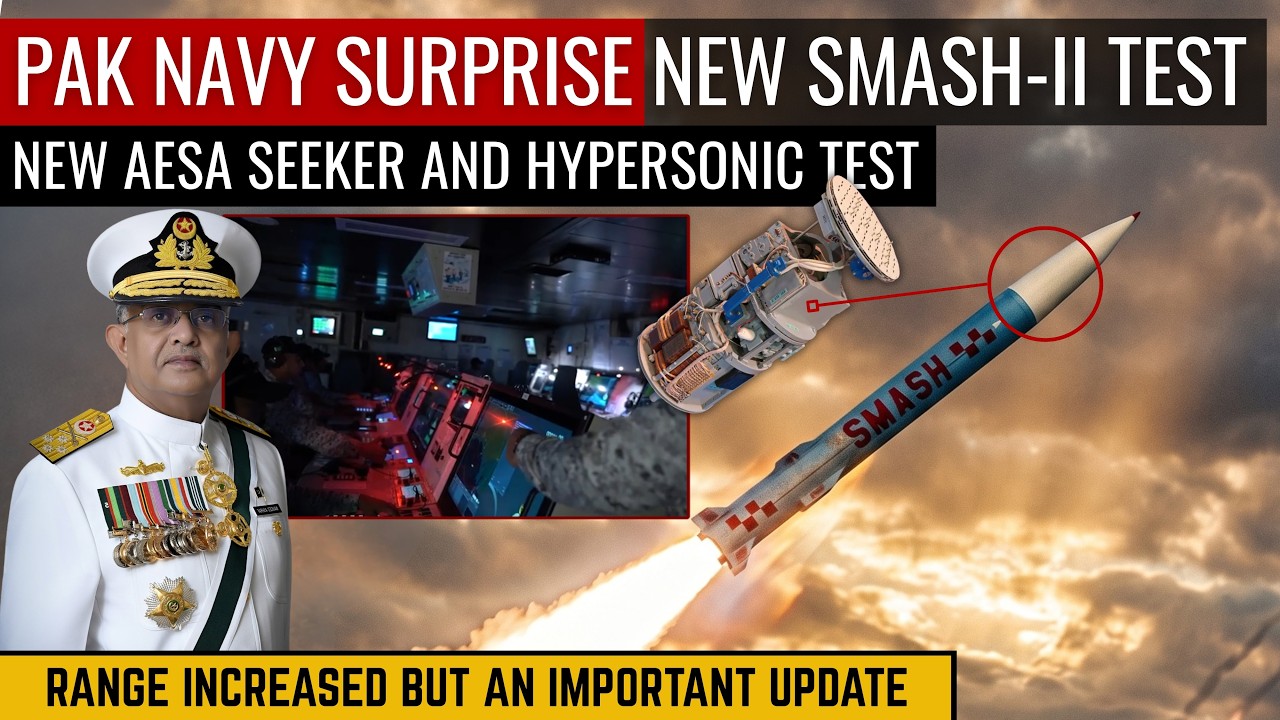 Pakistan Navy Surprise New SMASH-II Test | New AESA Seeker and More | Defence Outpost