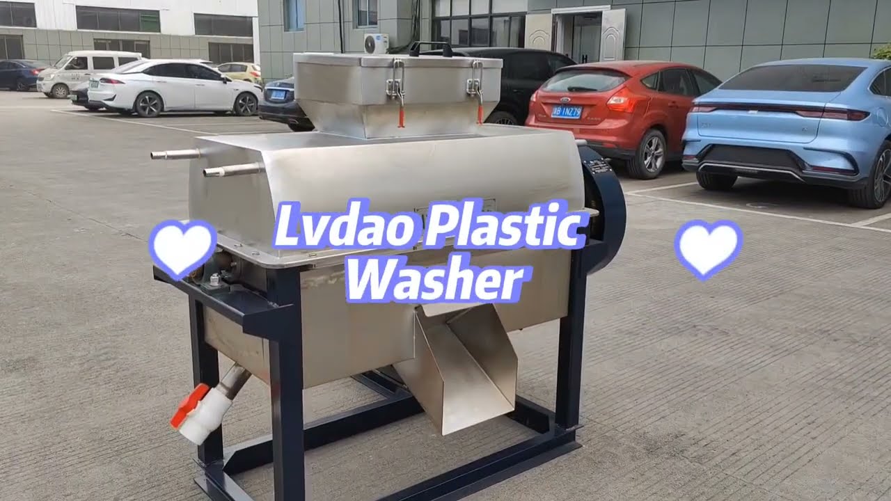 Plastic scraps washer