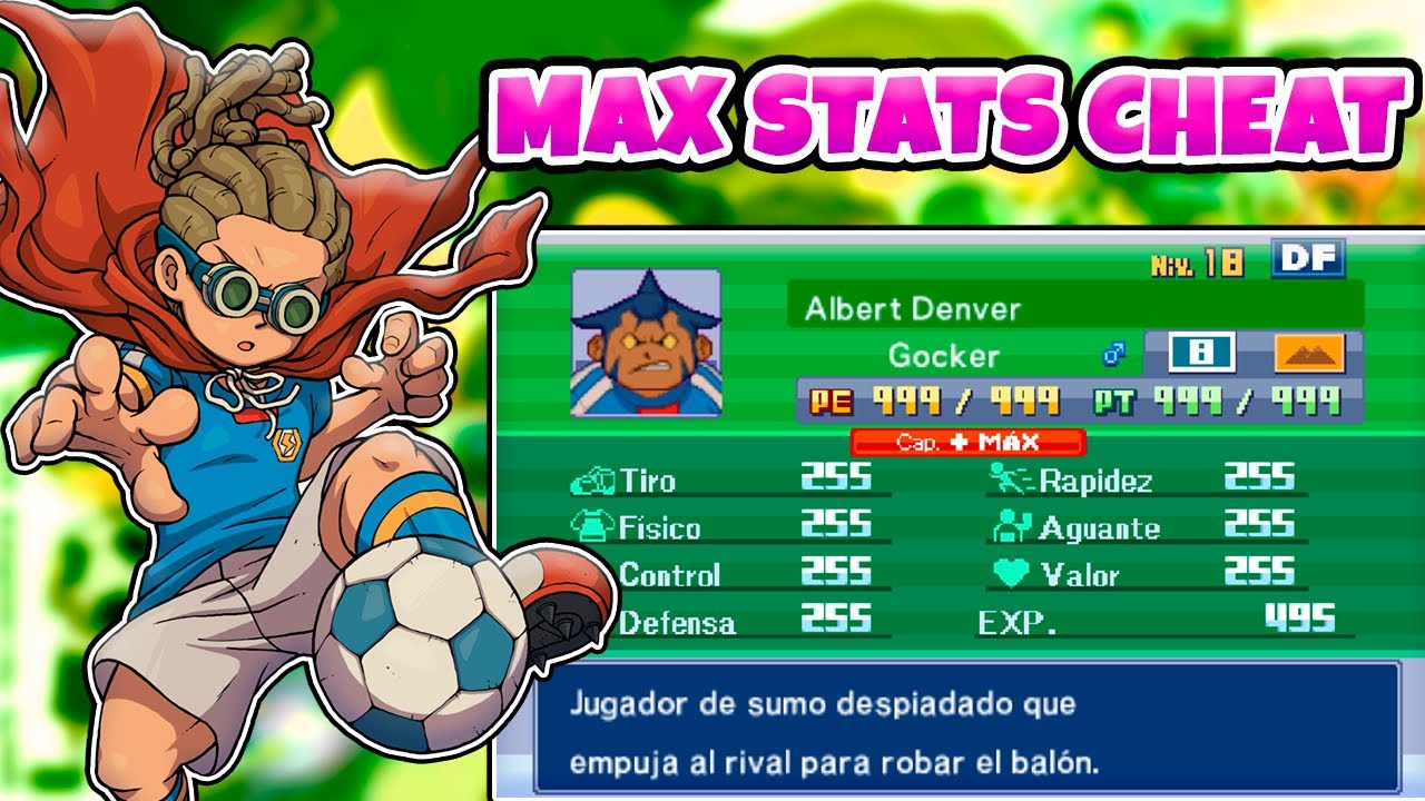 Max Out All Stats Instantly in Inazuma Eleven 3 with this Cheat!