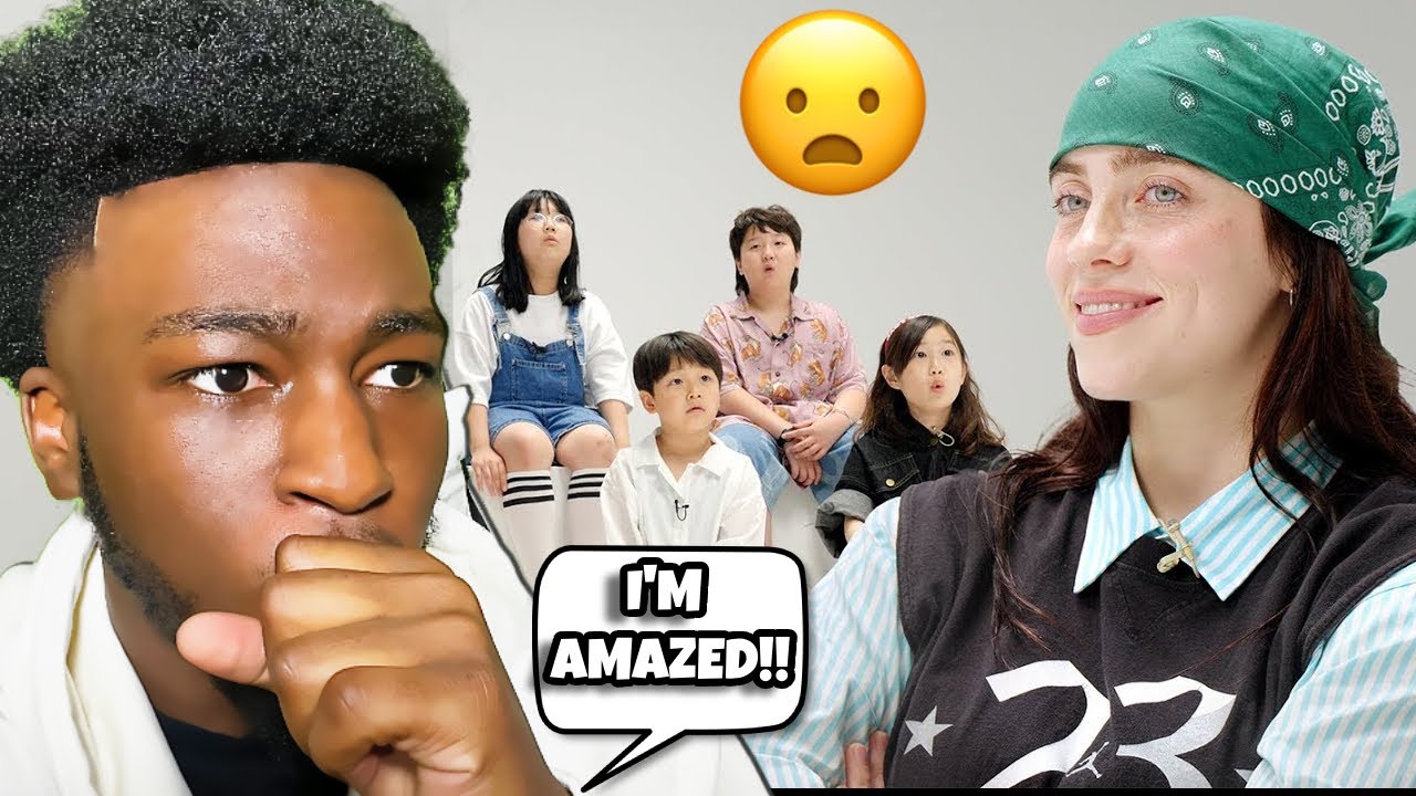 A WOMAN OF MANY TALENTS!!😍 REACTING TO Korean Kids Meet Billie Eilish | ODG