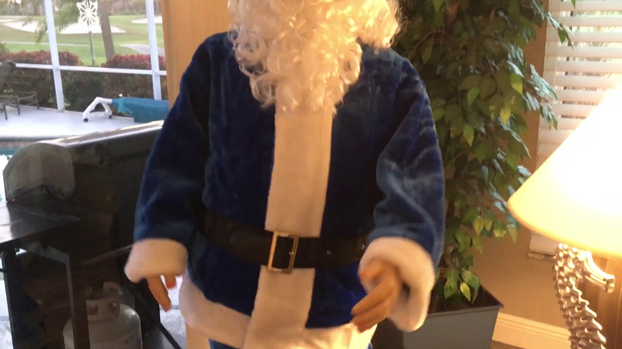 Gemmy Custom Walmart Life-size realistic dancing Santa