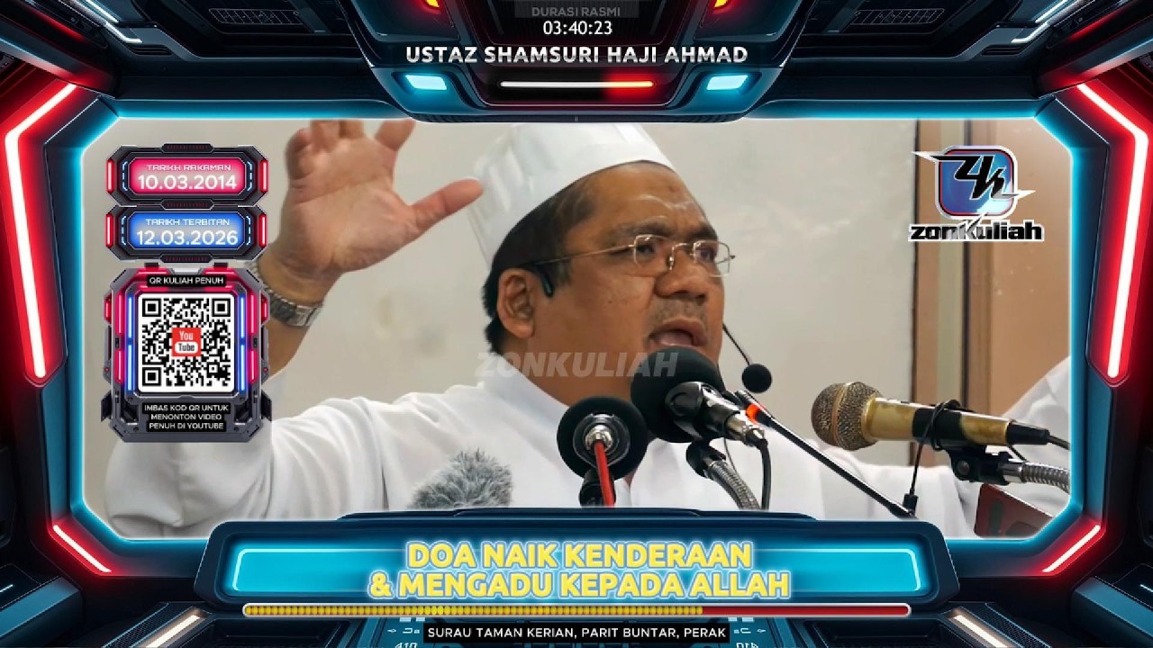TAZKIRAH : Serah Diri & Baik Sangka Pada Allah (Kisah Ustaz Di Kedai Tomyam) - Ustaz Shamsuri Ahmad