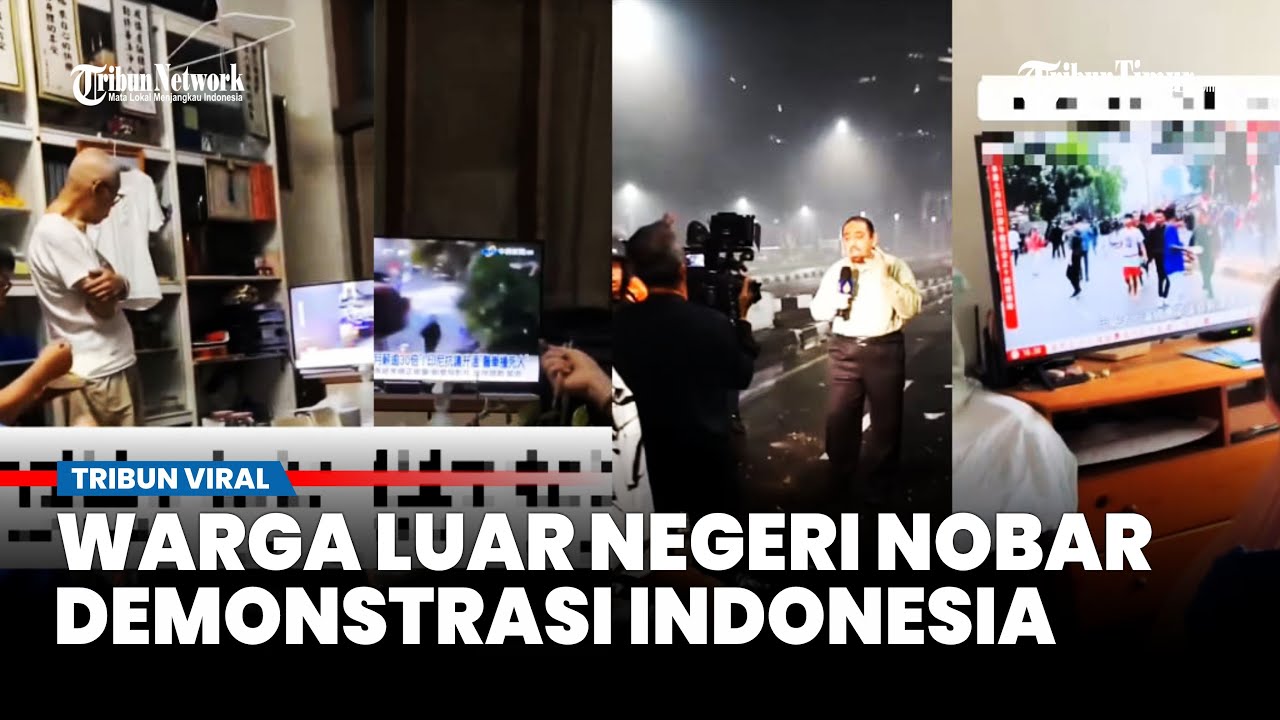 Gelombang Demo di Indonesia Disorot Dunia, Media Asing Ikut Menayangkan Langsung