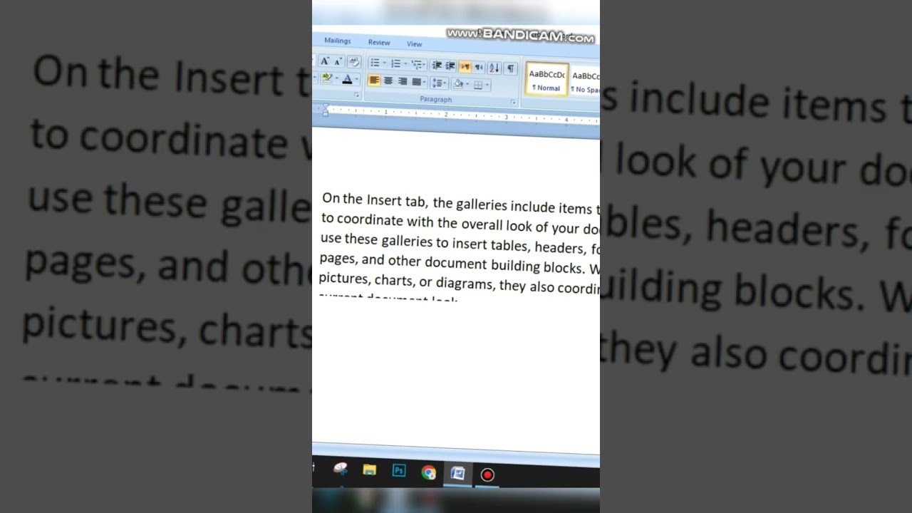 how to create a paragraph for typing practice in ms word #viralshort #ytshort #youtubeshort