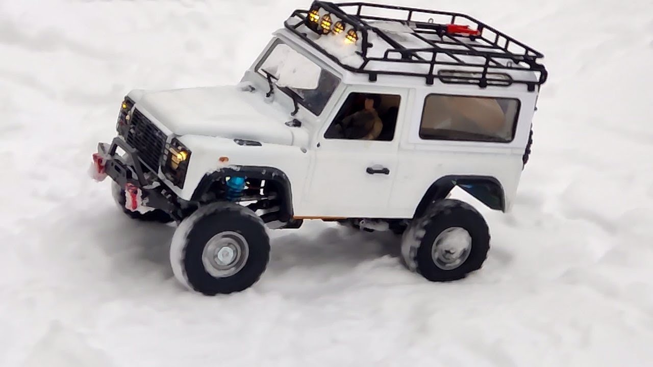 Land Rover Defender MN D90 + WPL C24 Снег