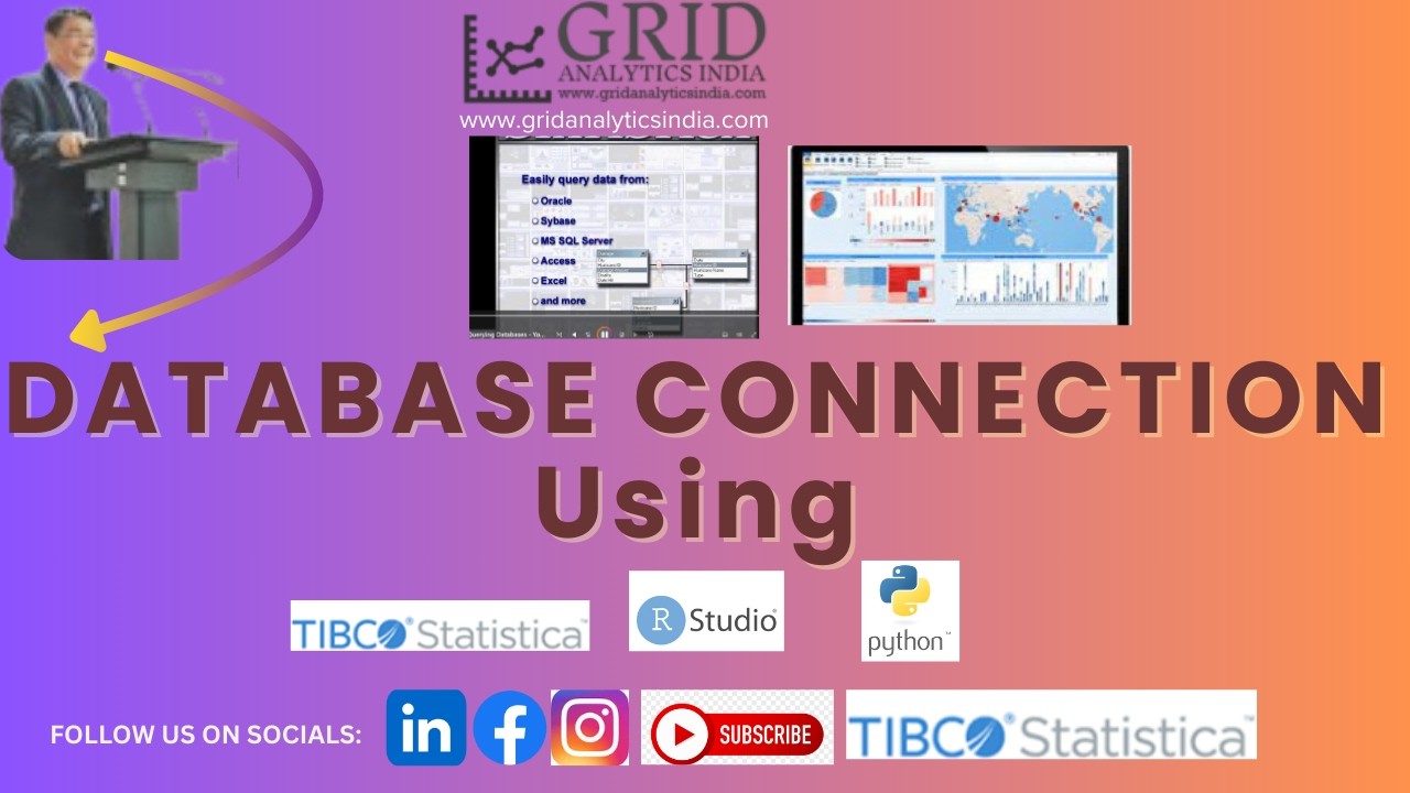 Database Connection & Integration-Made Easy with No- Low Coding Tool Statistica,R,Python-All in One
