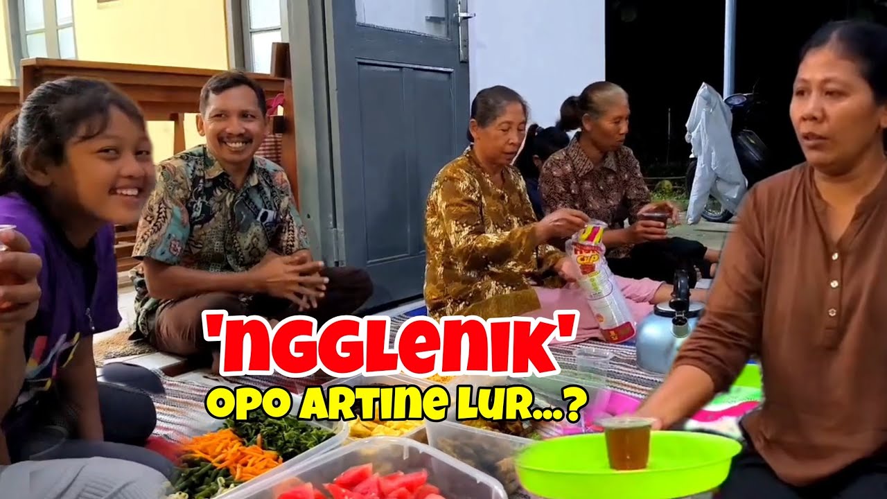 Pak Tambah absen antri kenduren, ' NgGlenik' bareng dulur Sidorejo 