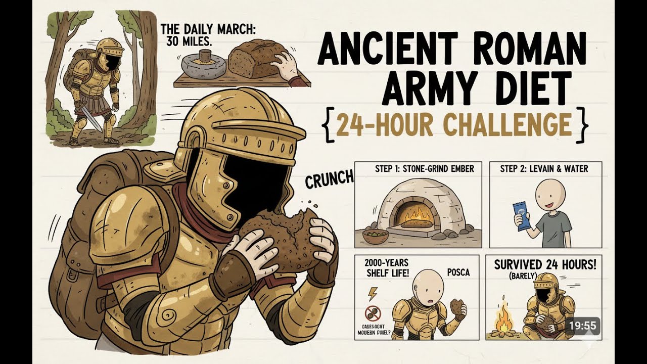 How to Make Authentic 2,000 Year Old Roman Hardtack Panis Militaris