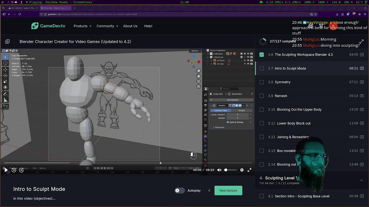 Game Dev 🚨Learning Character Modelling🚨