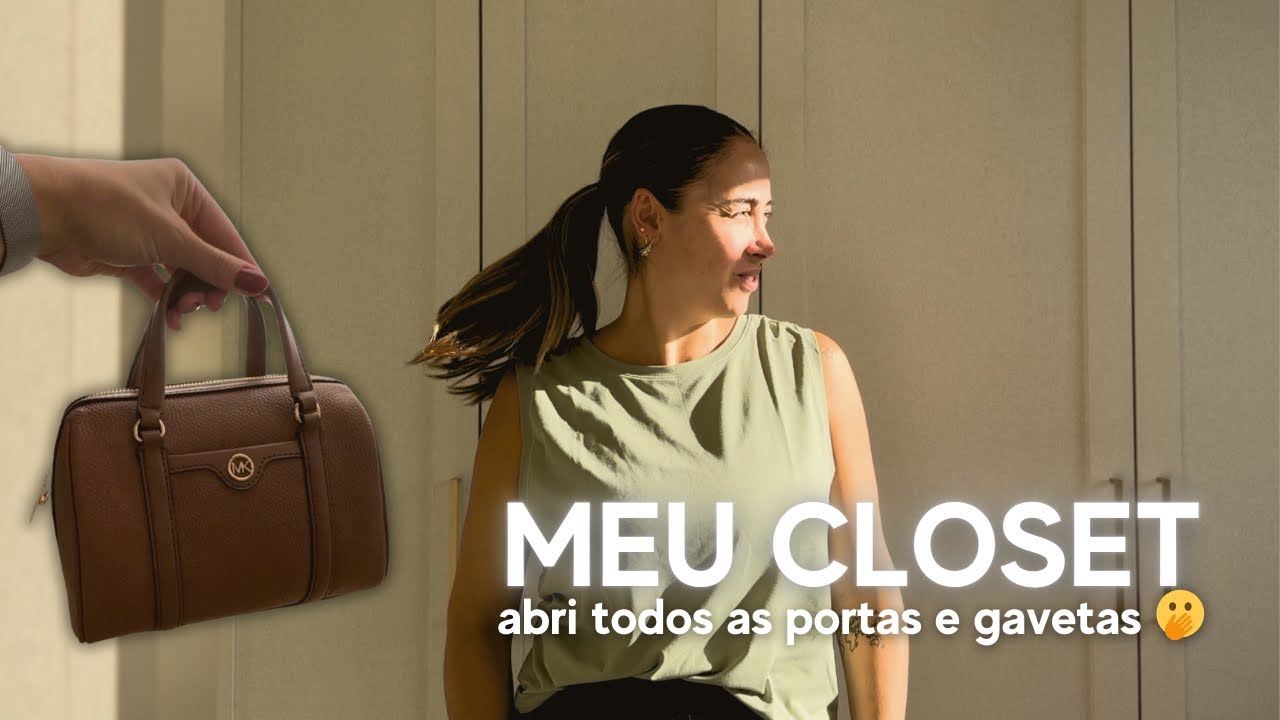 TOUR DETALHADO PELO MEU CLOSET! Mostrei nossa intimidade 😳 #tour #tourdocloset