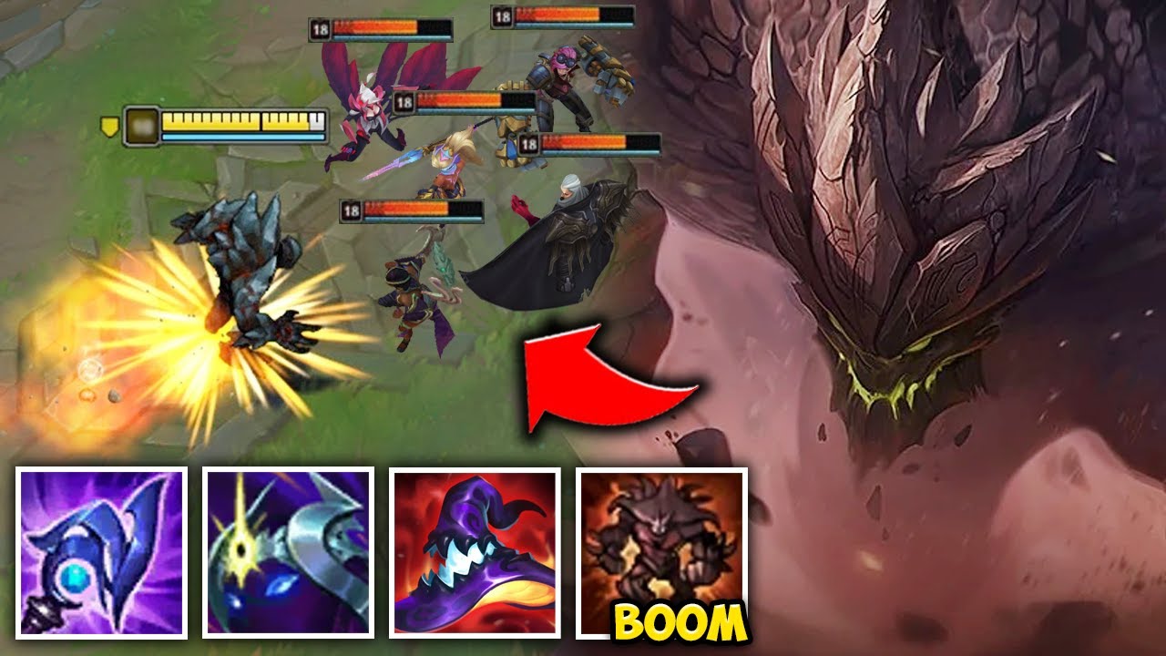 BECOME A ONE SHOTTING MACHINE WITH NUCLEAR AP MALPHITE (20 SEC ULT CD) - League of Legends