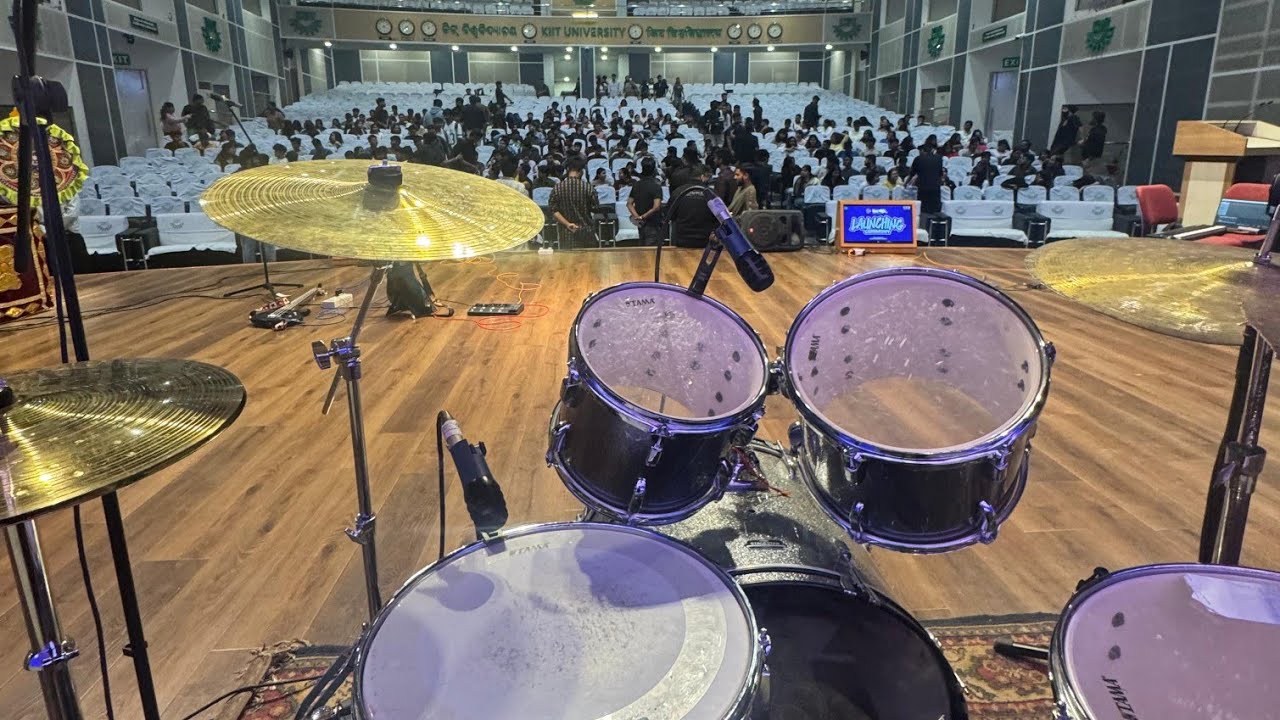 KIIT Fest 8.0 Launching Ceremony Drum cam