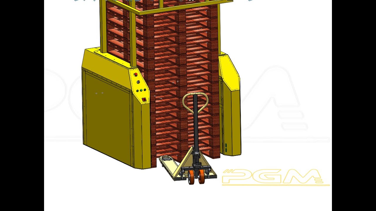 WinnStacker 2  palet istifleme - pallet stacker - dispenser
