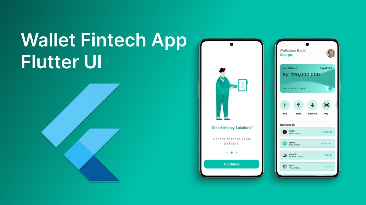 Fintech App Design - Flutter UI