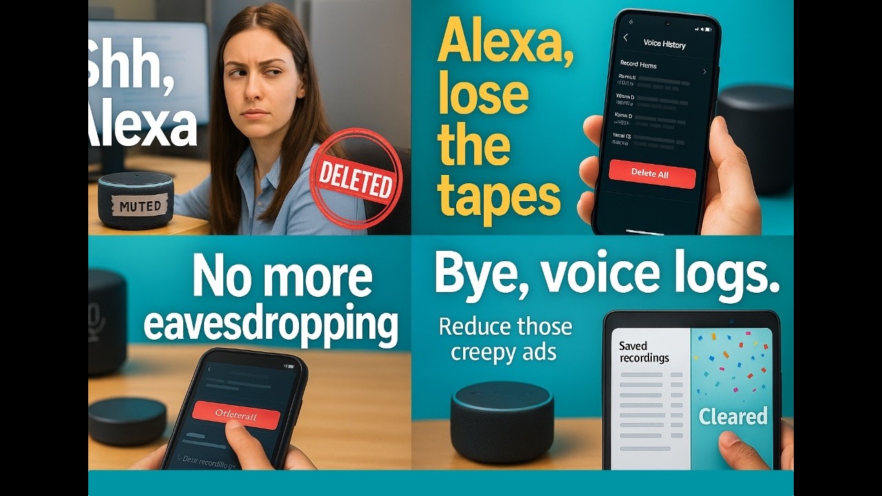 Delete Alexa Voice Recordings & Text History (Reduce Targeted Ads) (Old Process)