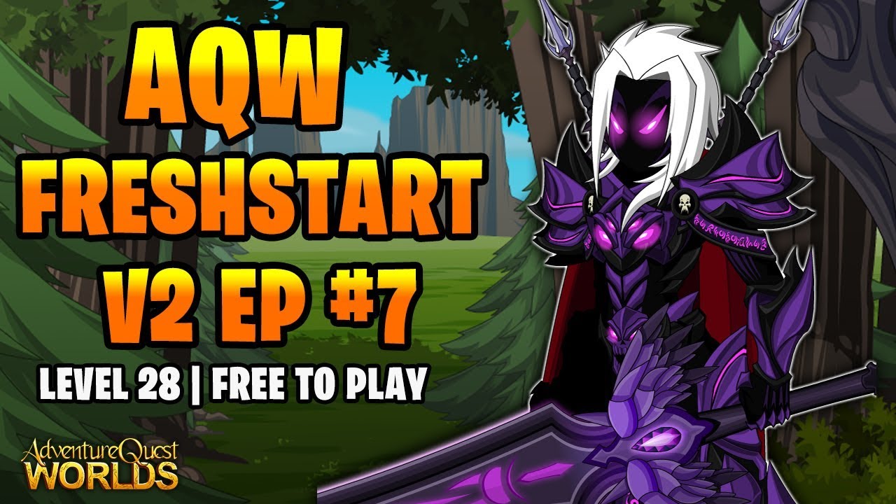 AQW Fresh Start V2 F2P Episode 7 - CHAOS REPUTATION FARMING!