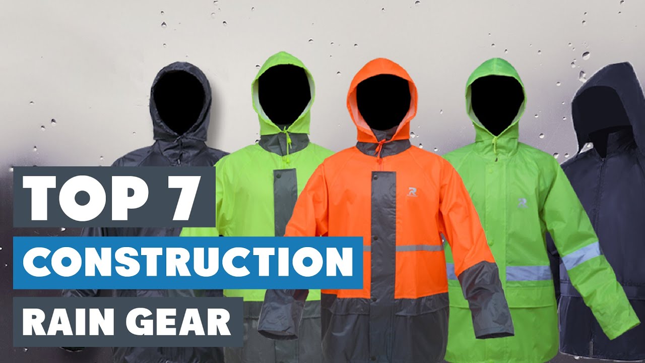 Protective Essentials: 7 Best Construction Rain Gear Options