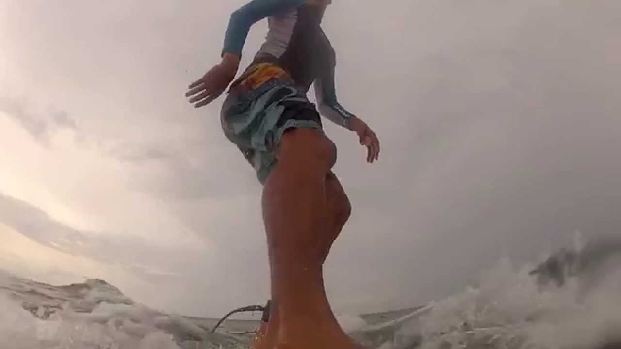 Longboard Surfing in Bali