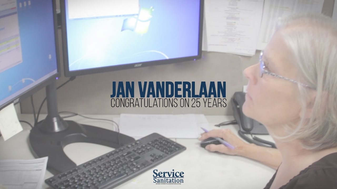 Jan VanderLaan - 25 Years of Service