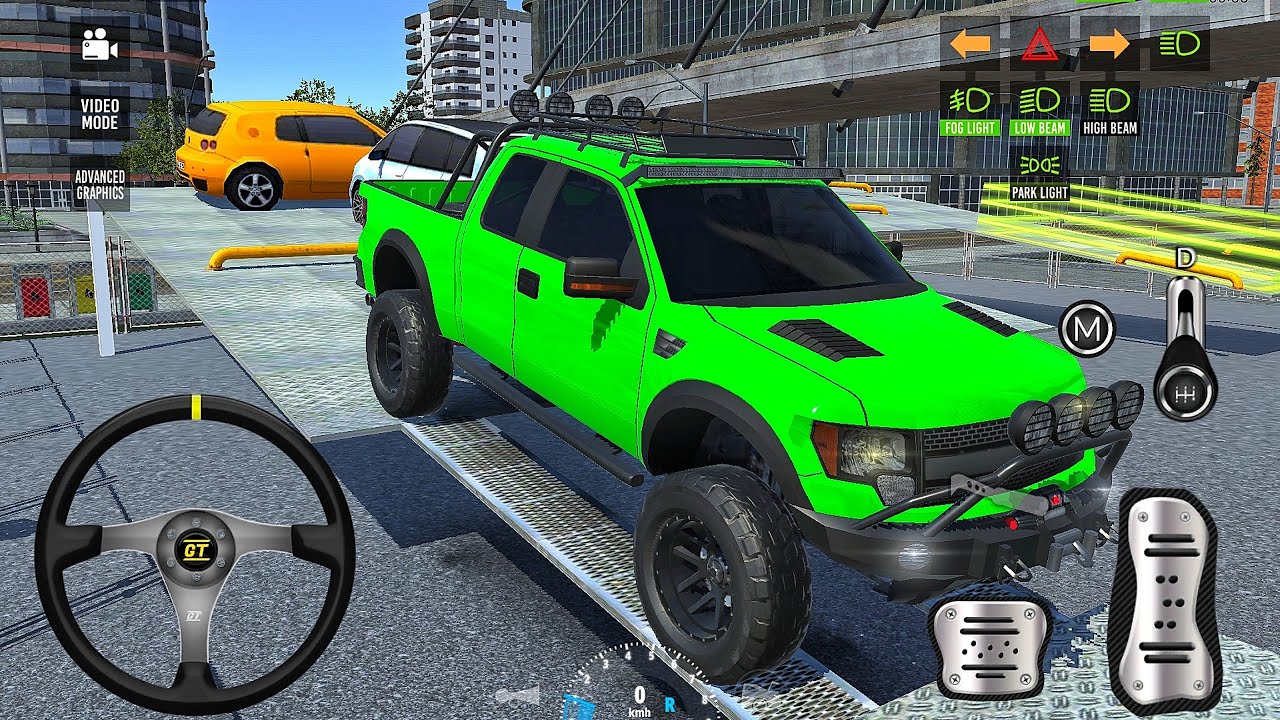 New 4x4 Monster Truck Ramps Parking Multi-Levels 62 - Car Game Android Gameplay