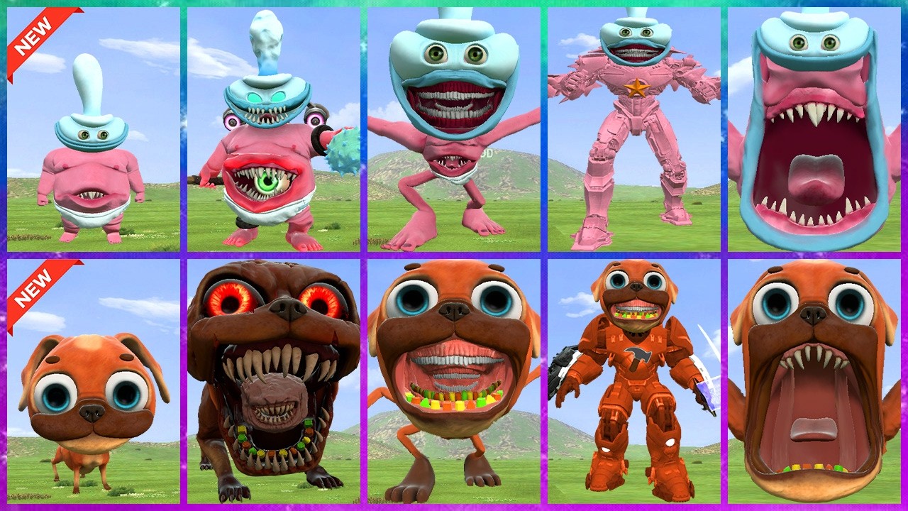 FINAL FORMS COLLIDE: BINKY DRINKY VS CHOMPY CHASEY IN GARRY'S MOD!