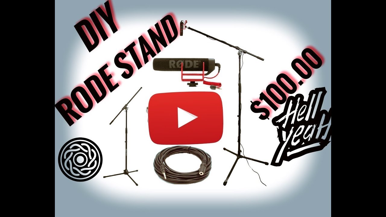 Rode DIY Boom Stand for Under $100 Dollars! Must See! By Just Bray V&R.