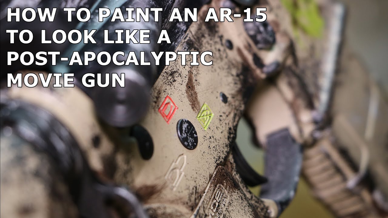 How to Paint a Distressed Post-Apocalyptic Paint Job on an AR-15