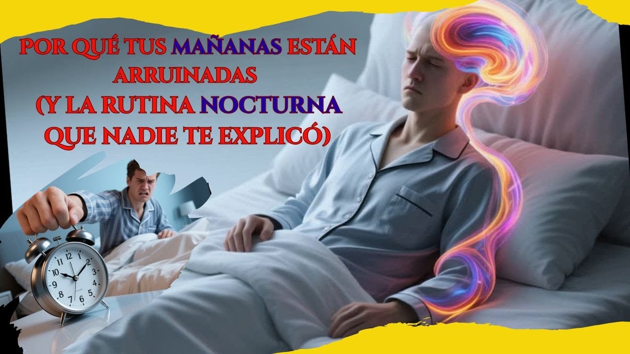 Por qué tus mañanas están arruinadas (y tu rutina nocturna nadie te lo dijo)
