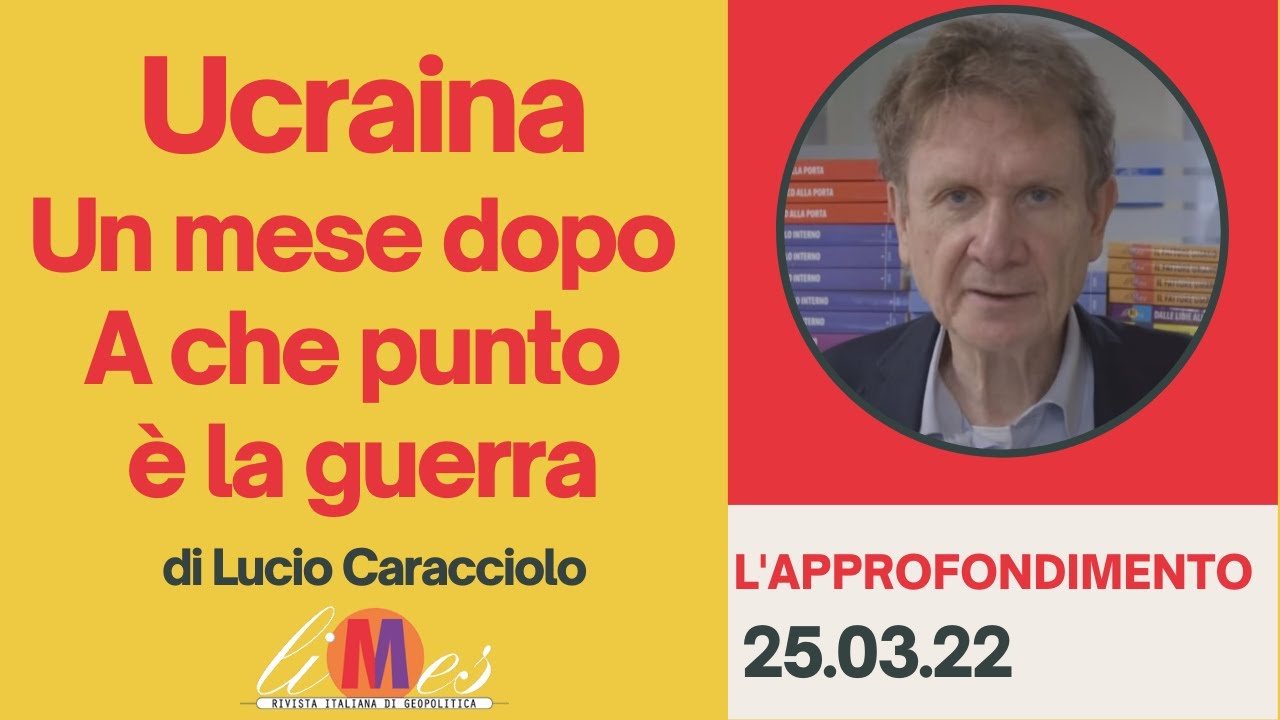 Ucraina: un mese dopo. A che punto è la guerra. Sul piano tattico e strategico (Usa-Russia-Cina)