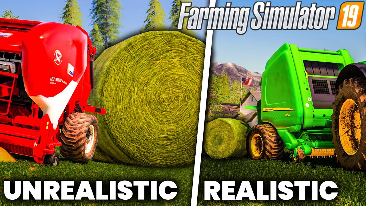 REALISTIC VS UNREALISTIC (Farming Simulator 19)