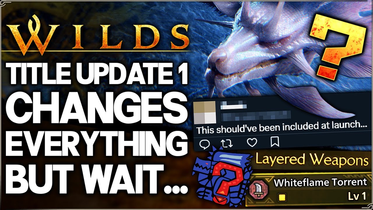 Monster Hunter Wilds - Title Update 1 is Winning But... - More New Monsters & Future of MH - Review!
