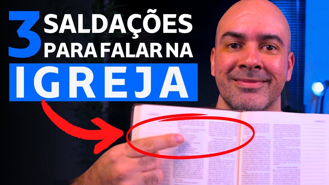 📖 Conheça 3 saldações que pode levar na Igreja 🕊️⛪️🔥