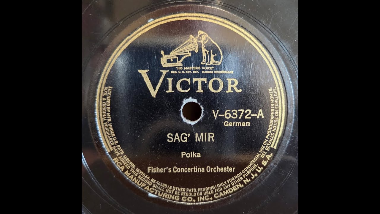 ‘GERMAN BAND’: Fisher's Concertina Orchester / Sag' Mir ('Tell Me') / Victor V-6372 / 1931