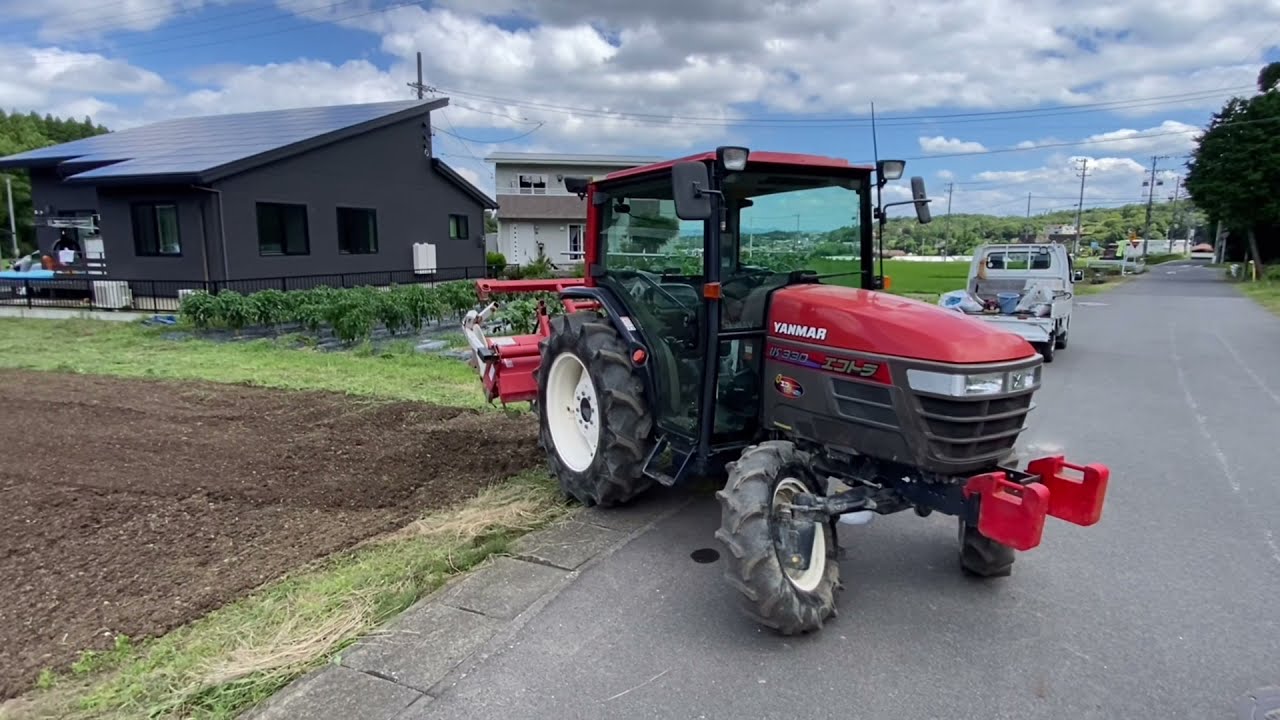 ヤンマーエコトラUS330 畑耕運！