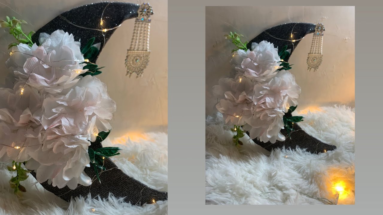 Make a waste Material craft. #ramadandecor #ramadan #homedecor #ramadankareem #yt #diy #art #craft 