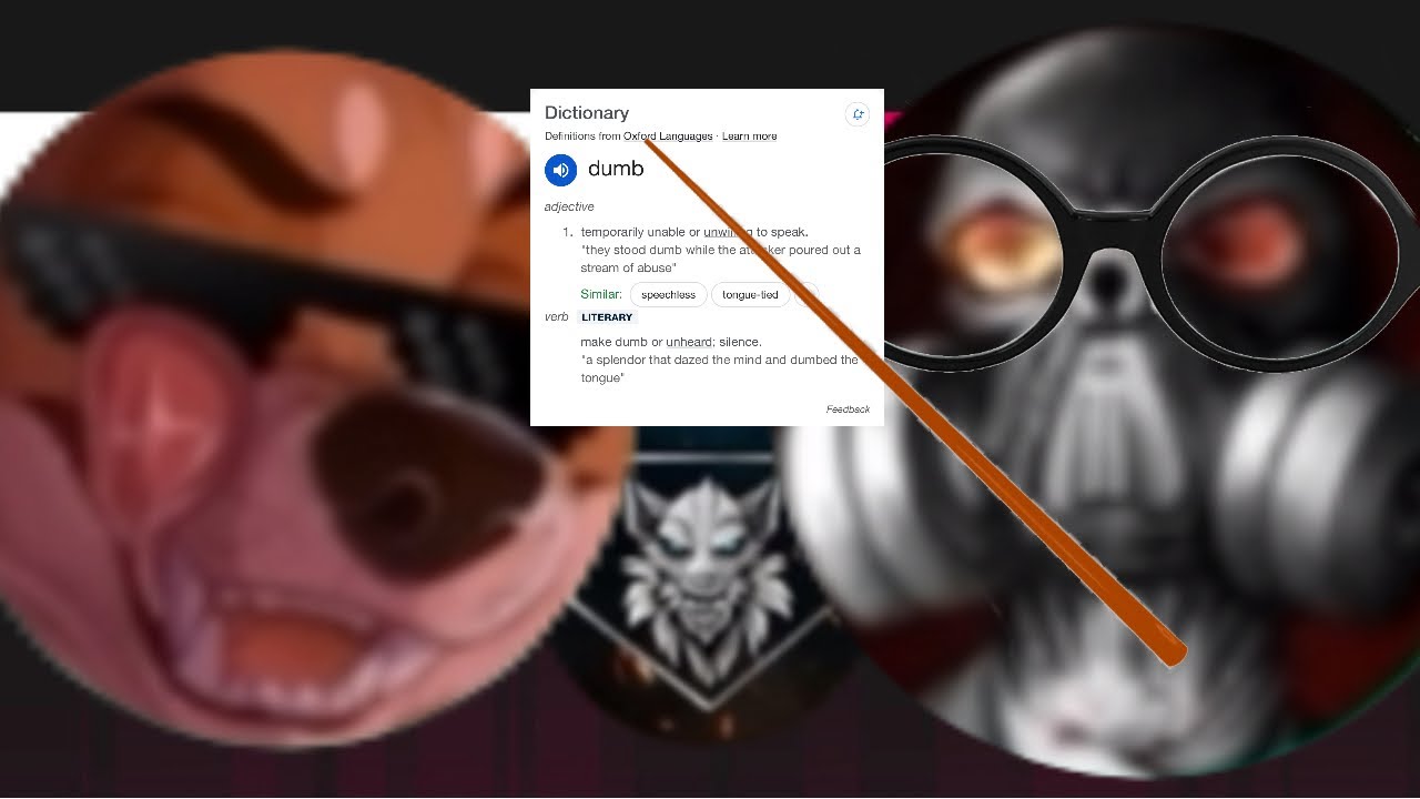 Professor MauLer and Rags Give Wolf an English Lesson | EFAP Meme